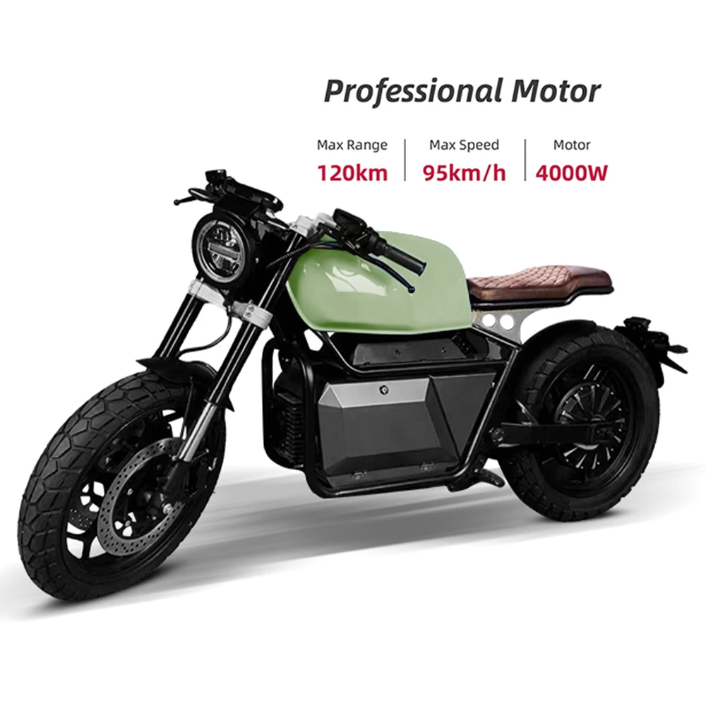 ER200 EEC Brand New 72v 60ah 4000w Professional Motor Electric Motorcycles For Adults