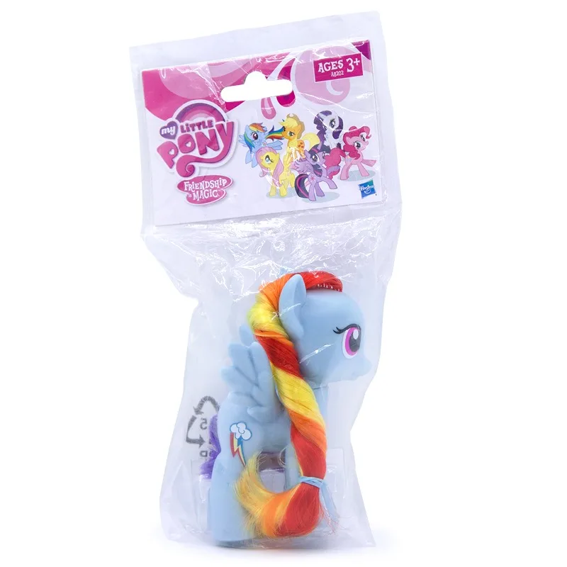 هاسبرو بلدي ليتل المهر الشفق البريق قوس قزح داش أبل جاك نادر عمل أرقام 8 سنتيمتر المهر نموذج اللعب زينة الاطفال الهدايا