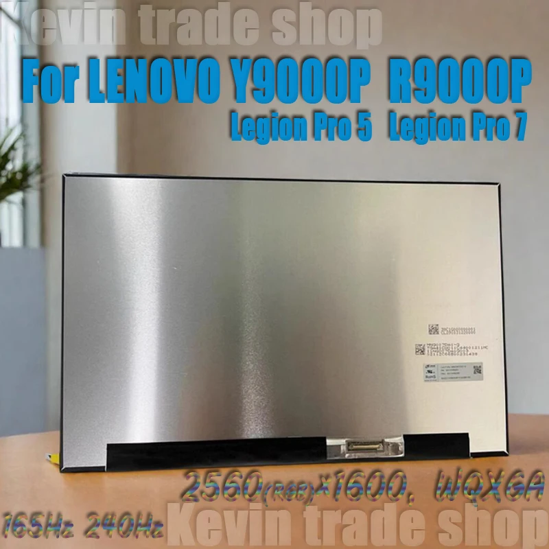 16,0 "240Hz 165Hz 2560x1600 para LENOVO Y9000P R9000P Legion Pro 5 Slim 5 16IRH8 5i 16IRX8 Pro 7 matriz de pantalla LCD para ordenador portátil