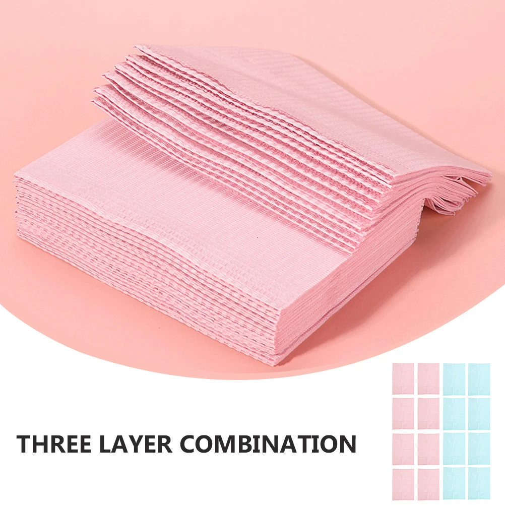

40 Pcs Tattoo Tablecloth Disposable Waterproof Mat Supplies 3 Layer Combo PE Film Absorbent Paper Body