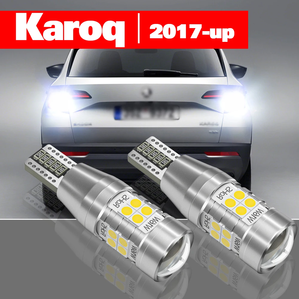 

For Skoda Karoq 2017-2021 2pcs LED Reverse Light Backup Lamp Accessories 2018 2019 2020