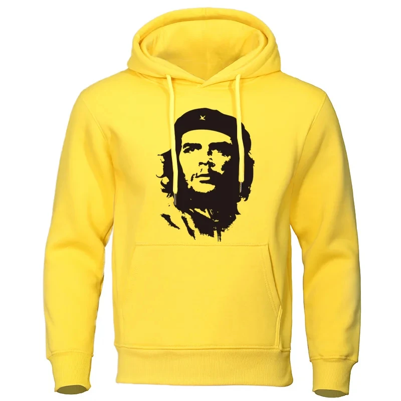 Hero Che Guevara เสื้อฮู้ดพิมพ์ลาย, เสื้อผ้าแนวสตรีทเสื้อสวมหัวมีฮู้ดเสื้อสเวตเชิ้ตมีฮู้ด Y2k ฮาราจูกุใช้ได้ทั้งชายและหญิง