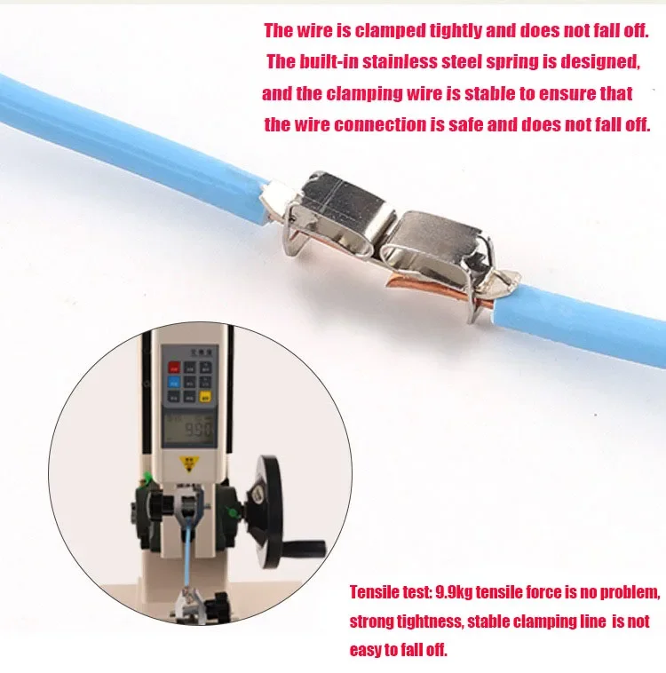 1PCS 1 in Multiple Out Fast Electrical Connectors Universal Quick Compact Splitter Wiring Cable Connector Push-in Terminal Block