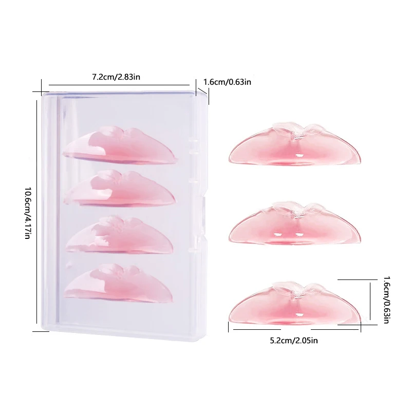 وسادات سيليكون لإطالة الرموش وردية حلوة ، رفع الرموش ، وسادة بيرم ، تطعيم ، ملحقات بكرة الشعر ، شكل الخوخ ، زوجان