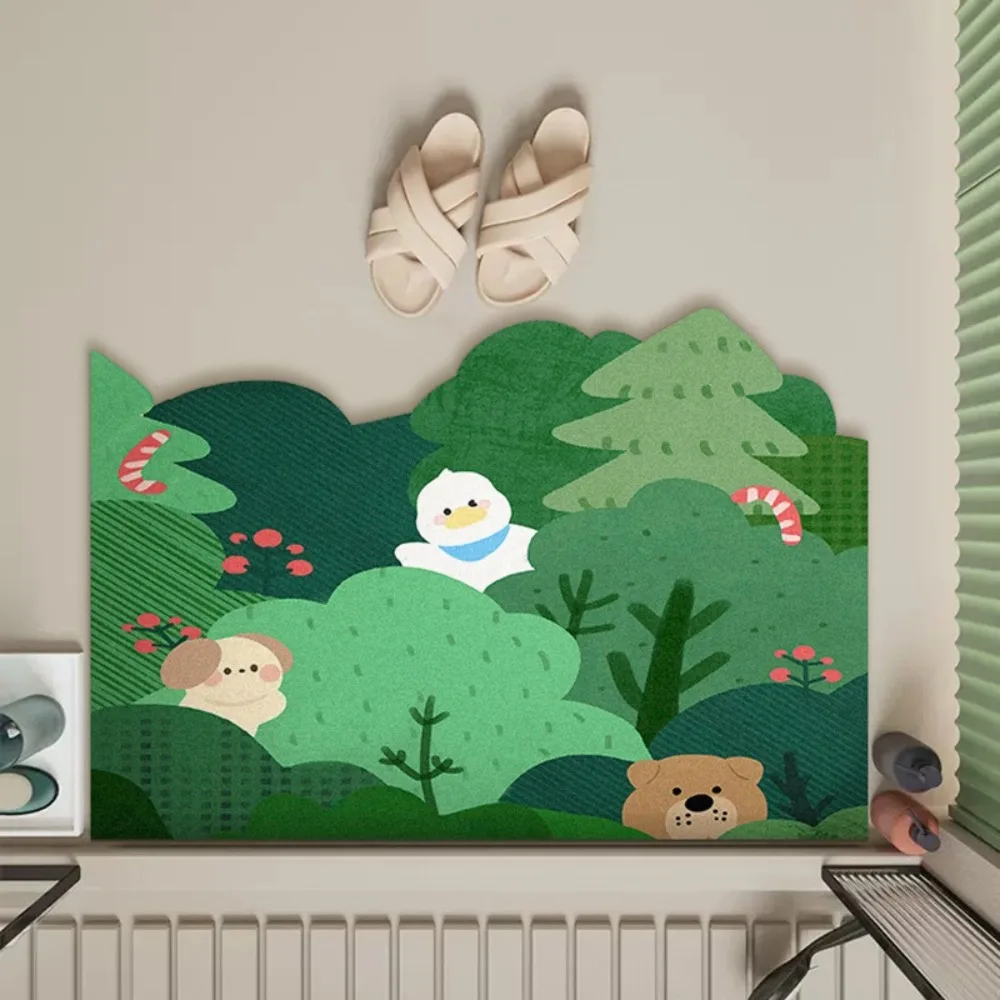 

Cartoon Dirt-Resistant Foot Pad Diatom Material Water-Absorbing Floor Carpet Quick-Dry Non-Slip Bathroom Foot Mat Household