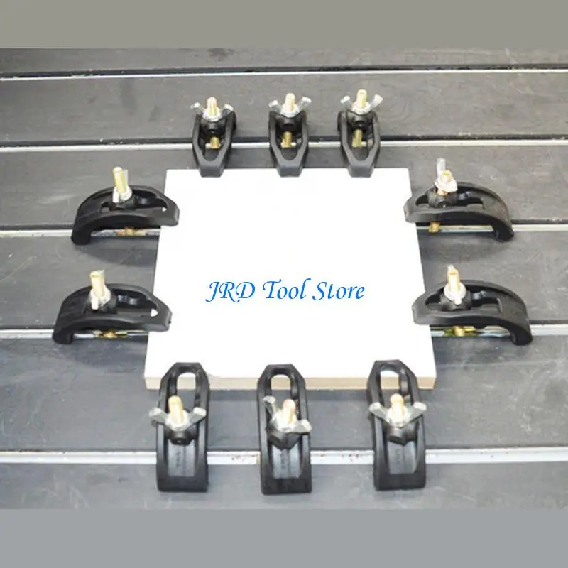 A2UD Router Mill Machine 85mm Bow Plate Clamp Fixture for T Slot Table 5 Pieces