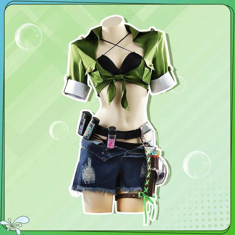 [Customized] Anime Pretty Derby Lunatic Lab Agnes Tachyon Swimsuit Cosplay Costume Halloween Outfits Women Sexy Clothing