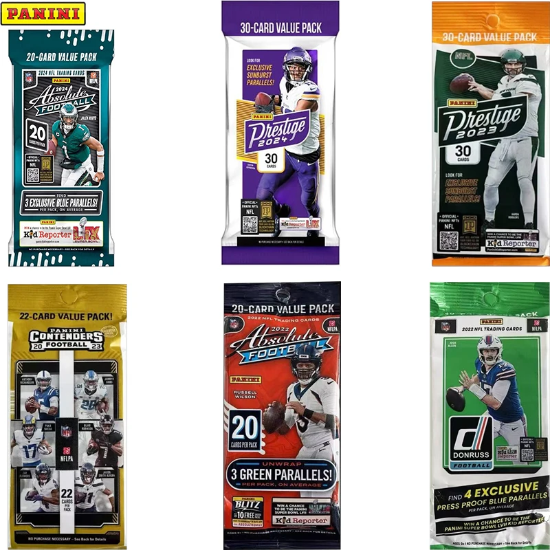 

2024 Panini Football NFL Absolute Football Fat Pack Jumbo Value Exchange Collection Cards Gift