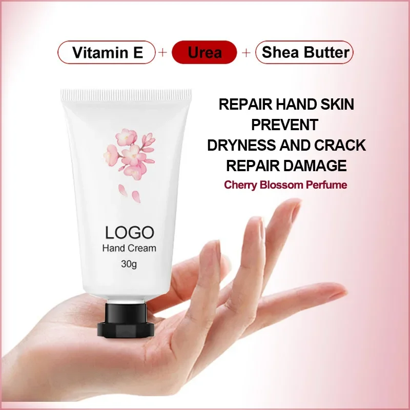 Private Label VE Hand Cream Custom Logo Moisturizing Nourishing Smooth Brightening Easy To Use Hydrating Makeup Wholesale