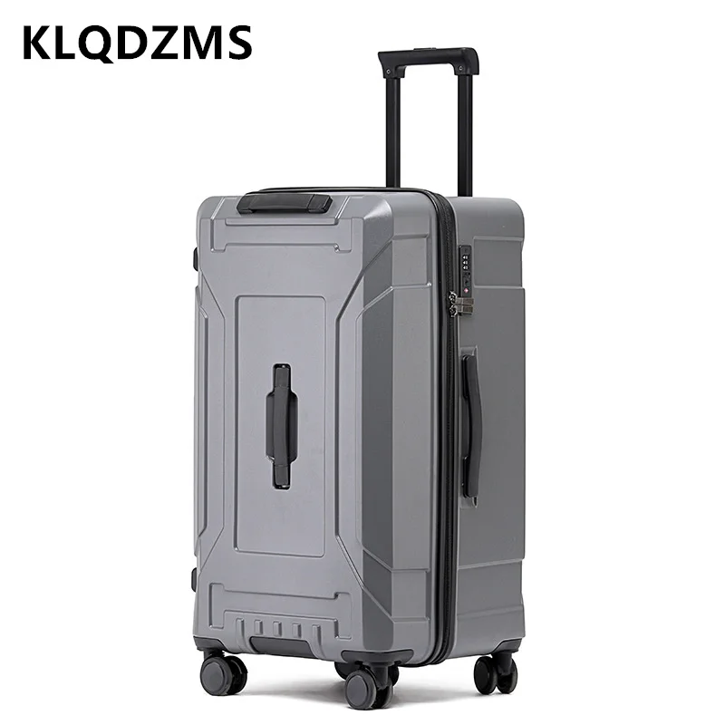 KLQDZMS-equipaje con ruedas para mujer, Maleta rodante ABS + PC, alta capacidad, 24 ", 28"