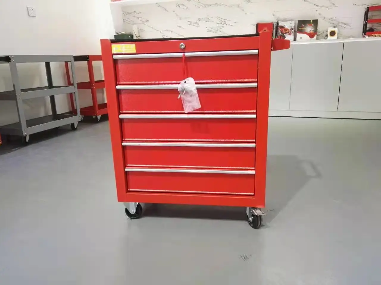 2025CE 5 Drawers Rolling Professional Garage Storage Tool Cabinet for Storage Tools