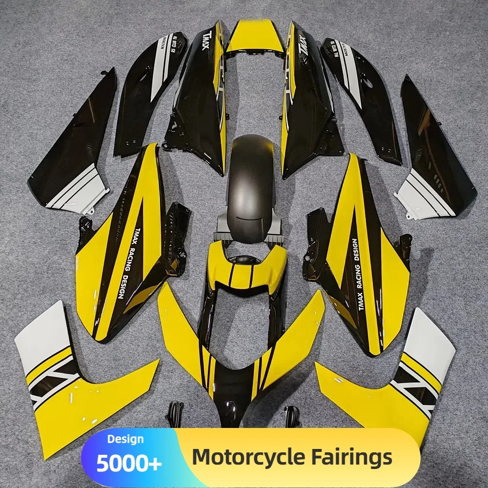 

Injection Molded ABS Replacement Fairings and Covers for Yamaha T-MAX500 2008 2009 2010 2011, Enhanced Durability