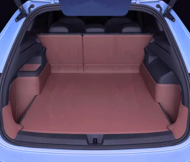 

Индивидуальные коврики в багажник для Volkswagen Touran 5 мест 2023-2015. Высококачественный водонепроницаемый коврик-вкладыш для багажника.