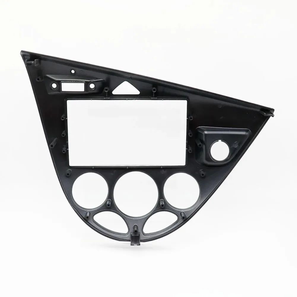Marco de Panel de Radio LHD 2 DIN para Ford Focus Fiesta 1998 2006, Material ABS para integración de tablero sin costuras