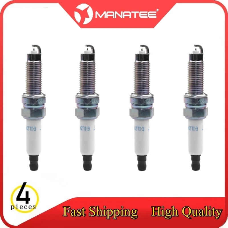 

​Car Spark Plug Iridium Platinum ILZKR7A For VW PASSAT B6 2005-2010 PHAETON 2012-2016 TOUAREG 2005-2007 2008 2009 2010 101905622