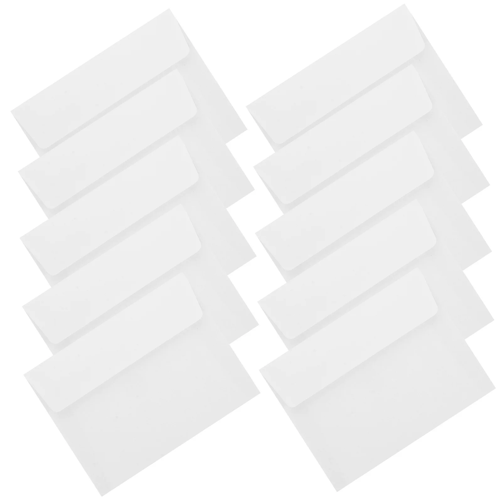 

50Pcs A2 Size Self Adhesive Envelopes Plain White Letter Envelopes for Invitation Cards Personal Notes Cash Sending Document