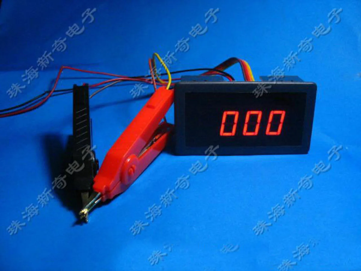 LED Digital Milliohm METER 20ohm/200ohm /2ohm Milliohmmeter Low resistance tester ohmmeter + Kelvin test clip Transformer coil