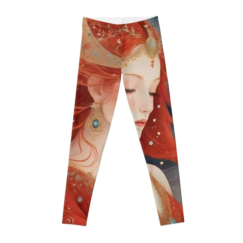 

Girl Portrait Ethereal World Surreal Leggings Women's trousers legings for fitness Womens Leggings