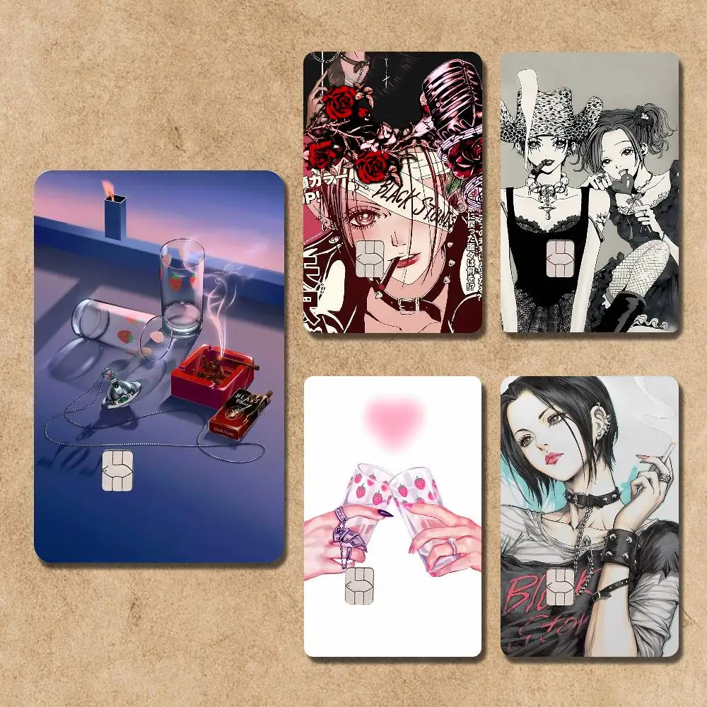 

Anime N-Nana Osakis and Hachis Card Stickers Credit Visa Debit Bank Charge Card Bus Metro Waterproof Sticker Decal Decoration