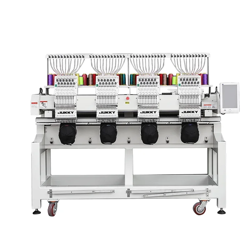 JK1504 Computerized Automatic Embroidery Sewing Machine 15Needles 4Heads Cap mahine industrial embroidery machine