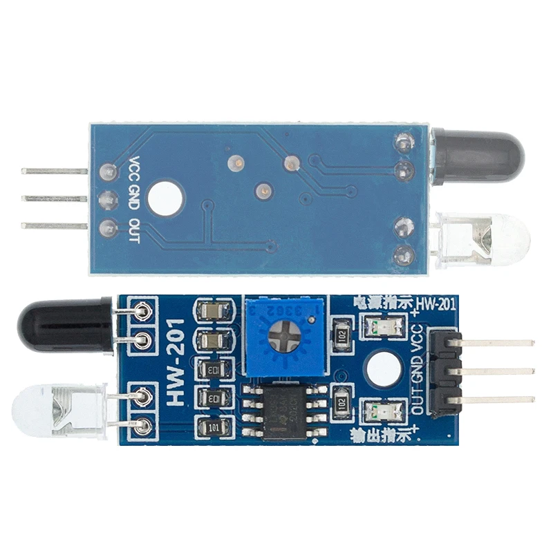 1–10 Stück IR-Infrarot-Hindernisvermeidungssensormodul für Arduino Smart Car Robot 3-Draht reflektierend photoelektrisch