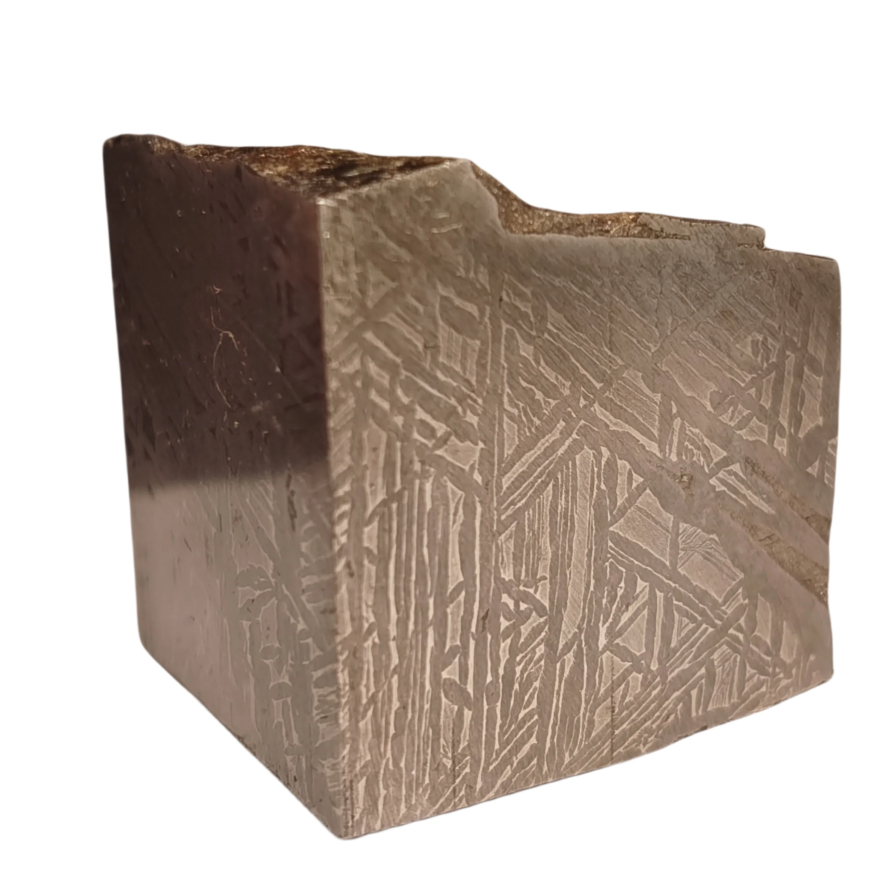 

287,6 г Muonionalusta Секция образцов натурального железного метеорита Железные метеоритовые материалы Коллекция образцов метеорита -QC577