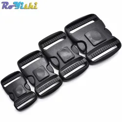 Plastic Dual Adjustable Side Release Buckles Molle Tatical Backpack Belt Bag Parts Strap Webbing