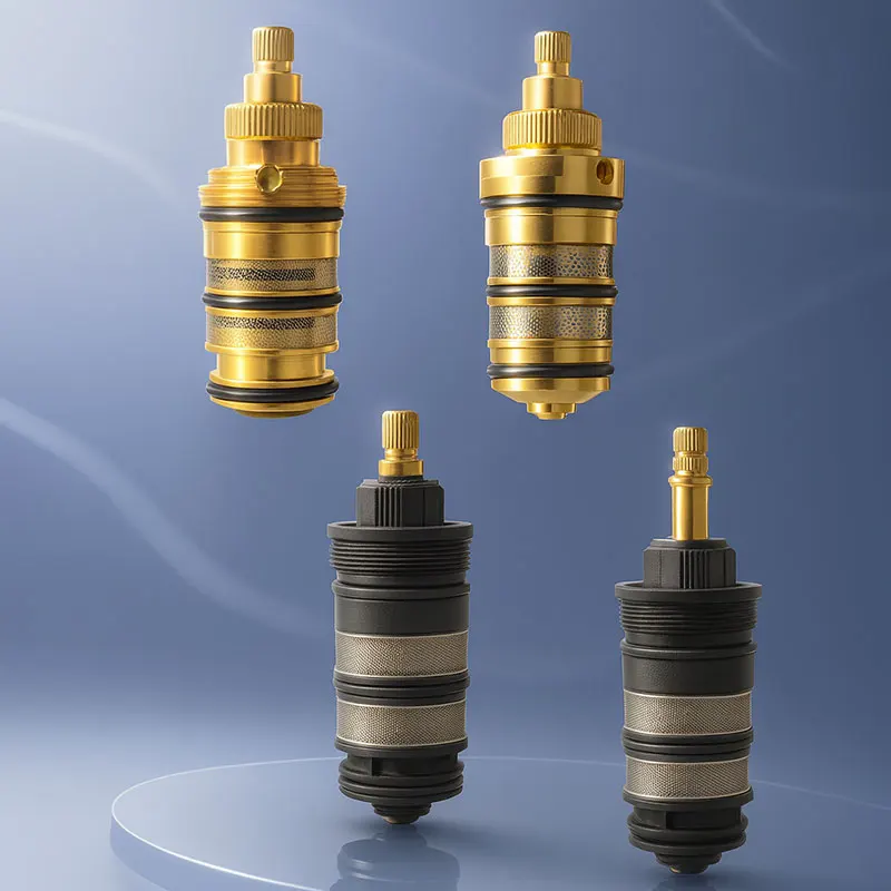 

Латунный термостатический клапан, катушка, медный картридж для смесителя для ванны, смеситель для душа, точно регулировка и контроль температуры воды