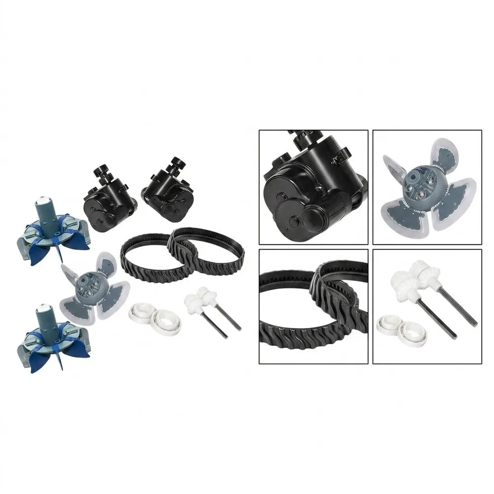 Cleaner Track Set MX8 Repair Parts Bearings Replacement Tool-Free Installation Plastic And Rubber for Cleaning Kit