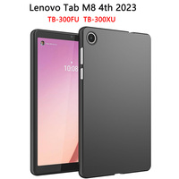 Case Compatible with Lenovo Tab M8 4th Gen 2023 TB-300FU TB-300XU, Thin and Soft Tablet Protective Cover Black Shell