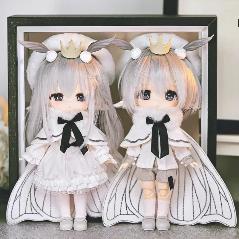 Genuine In Stock Piccodo 1/12 Bjd Mjd Ob11 Kawaii Anime Haneko Action Figure Movable Doll Desktop Ornament Model Girls Kids Gift