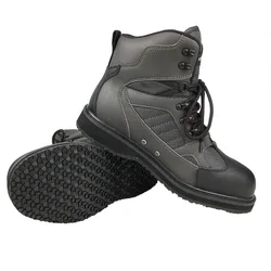 Fishing Shoes, Outdoor Fly Fishing Boots, Felt or Rubber Sole Sea River Reef Rock Fishing Boots, Hunting Fishing Waders Boots