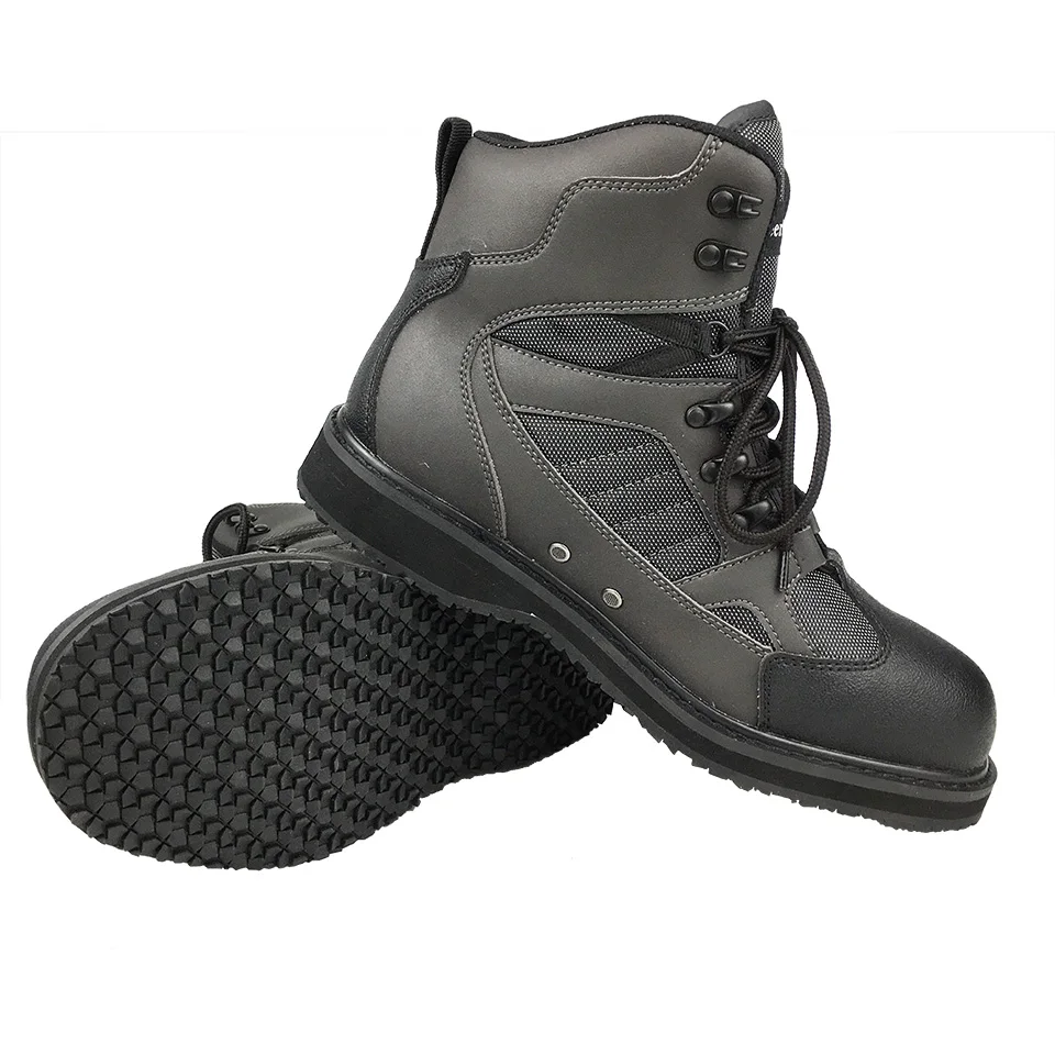 Buty wędkarskie, buty wędkarskie na świeżym powietrzu, filcowa lub gumowa podeszwa Sea River Reef Rock Fishing Boots, polowanie na wodery wędkarskie