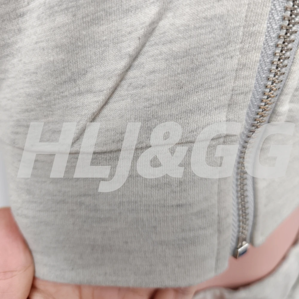 Hlj & gg outono casual sólido desportivo conjuntos de duas peças feminino zip manga longa colheita superior e calças com cordão roupas moda fatos de treino