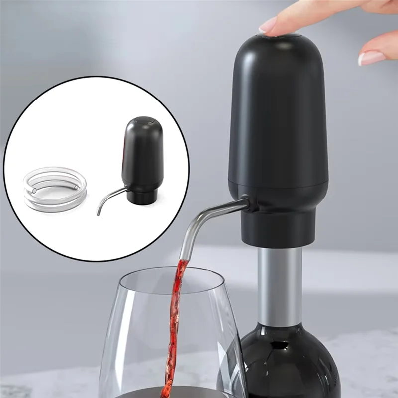 

KYCOR-Electric Wine Decanter Aerator Dispenser Liquor Pump Adjustable Professional High End Whiskey Red Wine Pump Dispenser