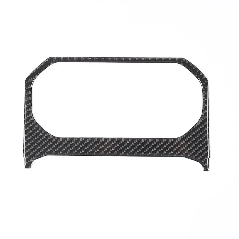 For BMW 5 Series G60 2024 Soft Carbon Fiber Car Rear Hidden Cup Holder Panel Frame Cover Trim Sticker Car Accessories