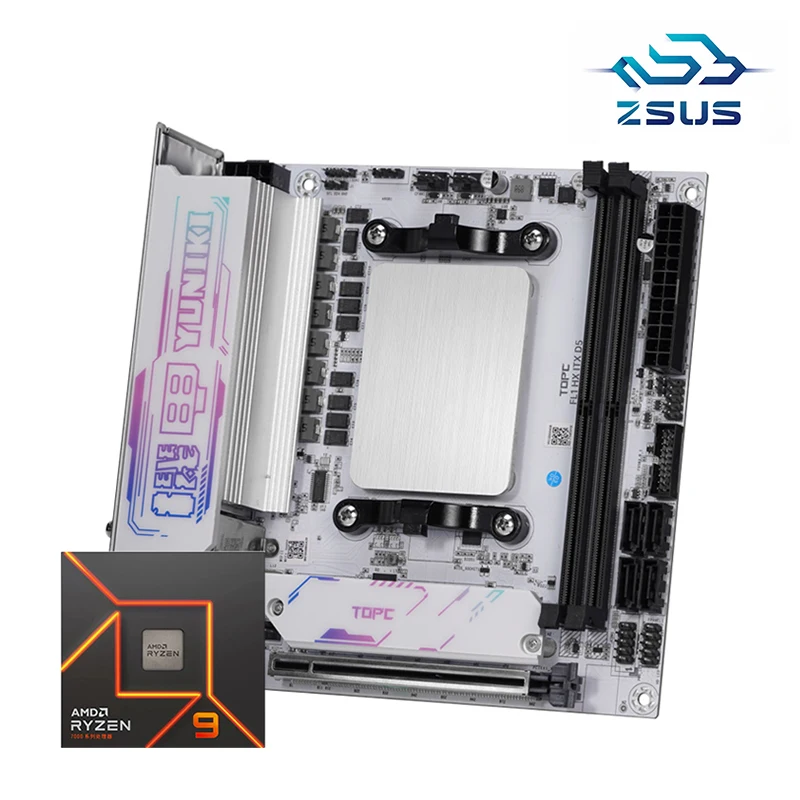 اللوحة الأم ZSUS AMD R9 8945HX معالج AMD ثنائي القناة DDR5 AM4 اللوحة الرئيسية M.2 NVME