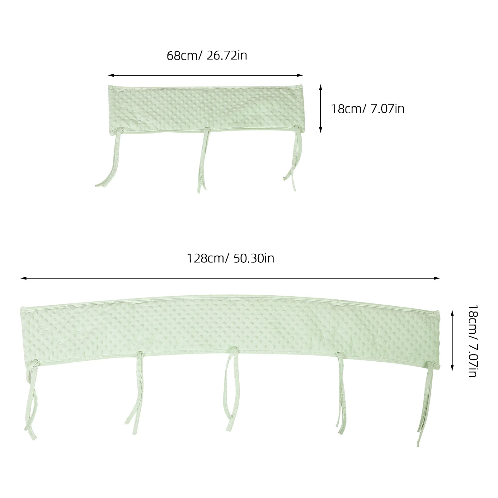 1 conjunto de cama de bebê capa de algodão macio anti-colisão manga protetora para berços camas de criança cercadinho