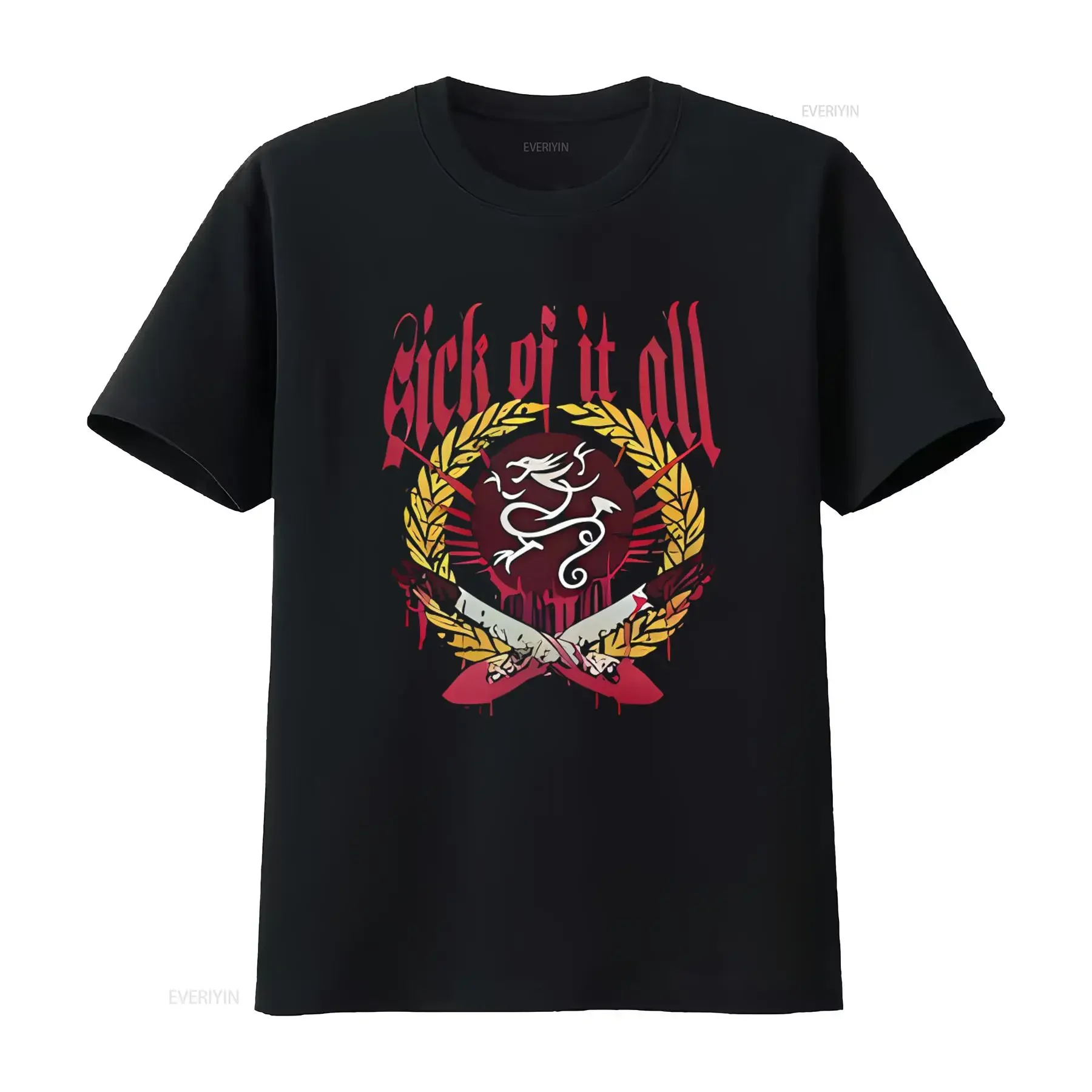 Vintage Y2K Early 2000s Sick Of It All T Shirt XL Excellent Condition Hardcore vintage Washed fashion homme Slightly Stretched
