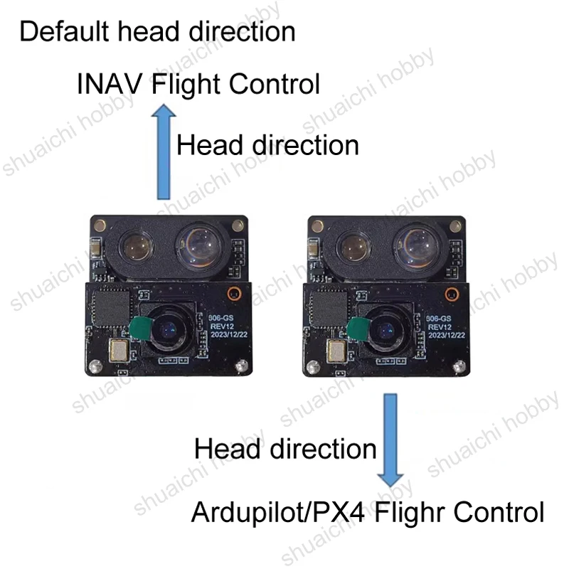 1PC 3.7-5V 300mA UPIXEL UP-T2 Optical Flow+Ranging 2-in-1 Module 120Hz 115200 Output Support PX4/Ardupilot for RC Drone Airplane