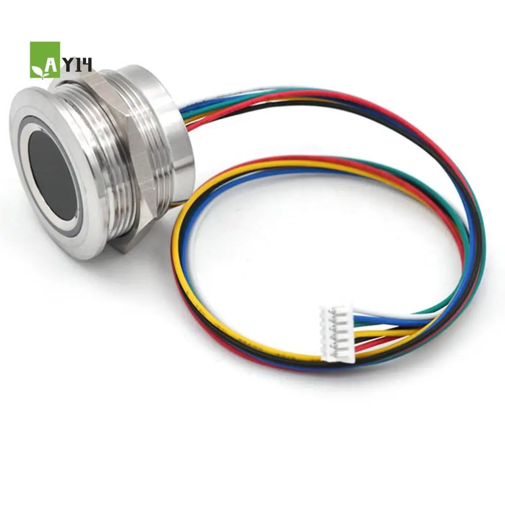 AY14 -R503-5V RGB LED DC5V UART MX1.25-6Pin Waterproof Capacitive Fingerprint Module Sensor Scanner For Arduino Android