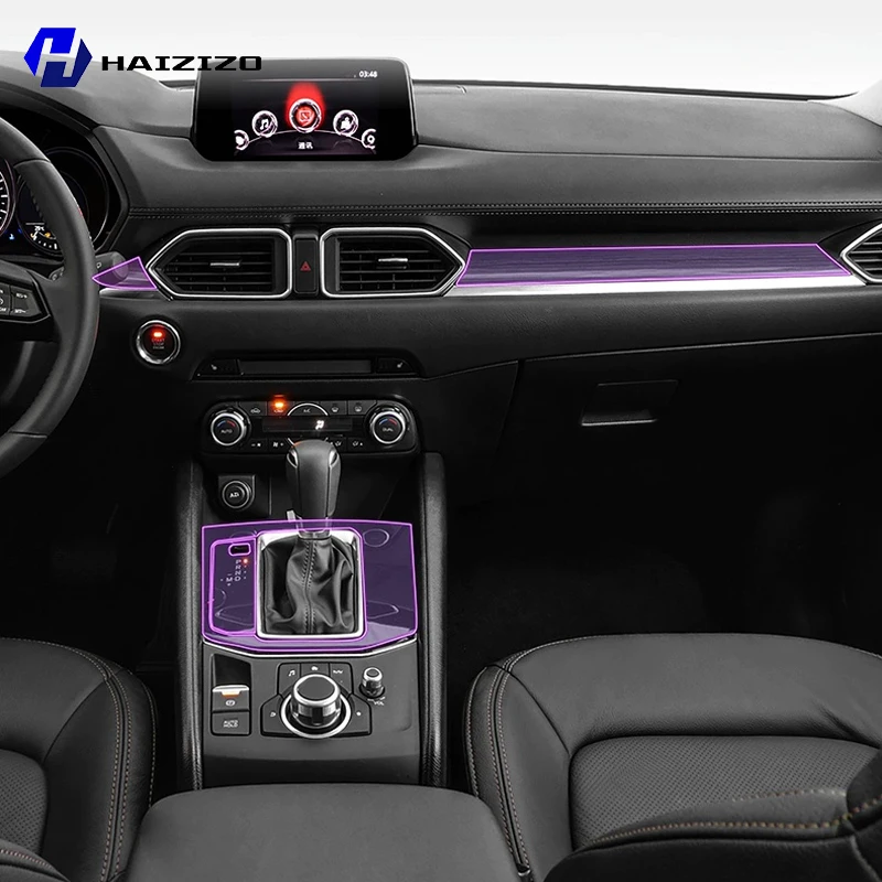

For Mazda CX-5 2017-2025 Car GPS navigation screen TPU transparent anti scratch flower control LCD screen PPF refit accessories
