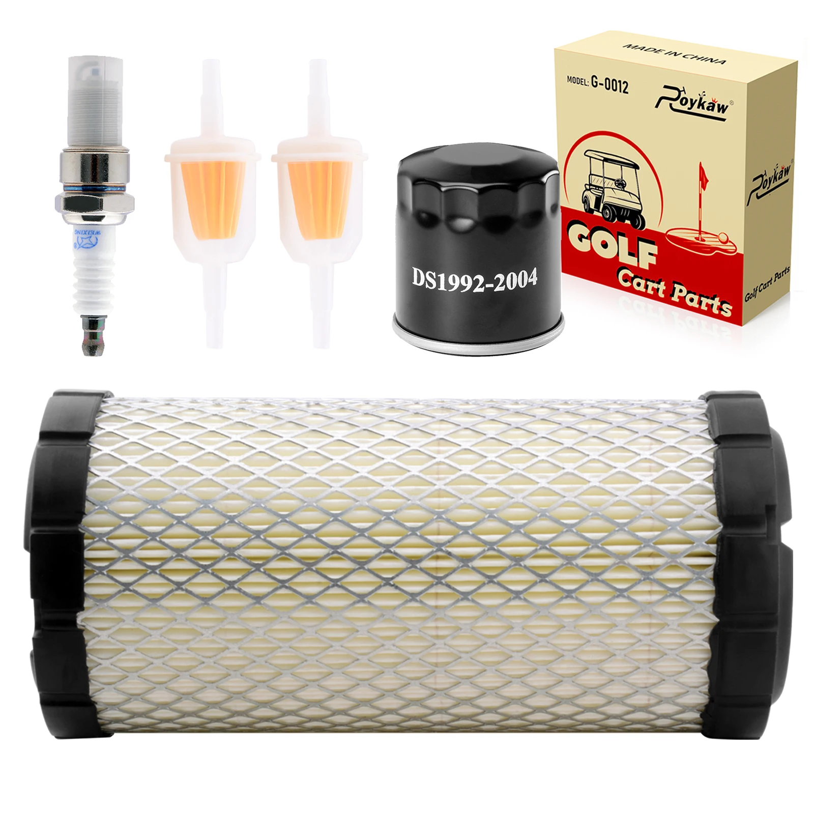 

Roykaw Golf Cart Tune Up Kits for Club Car Precedent 2004-2015 Gas Golf Cart with FE350 Kawasaki Motor