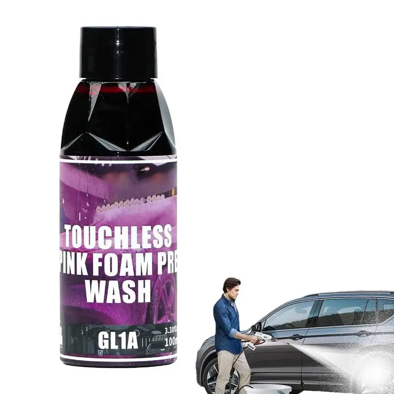 

Pink Foaming Car Wash Soap Auto High Cleaning Foaming Soap Car Detailing And Cleaning Detergent Soap For Cars Trucks Motorcycles