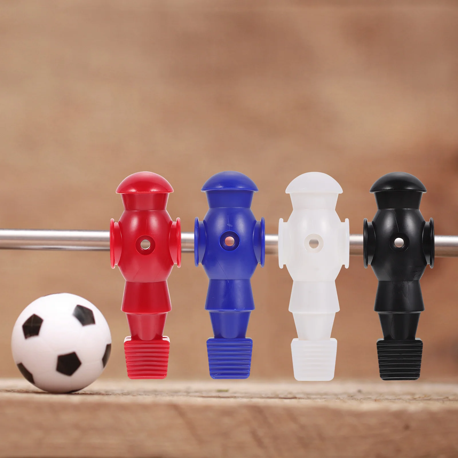 

4 Pcs Soccer Action Figure Foosball Accessory Accessories Man Football Figures for
