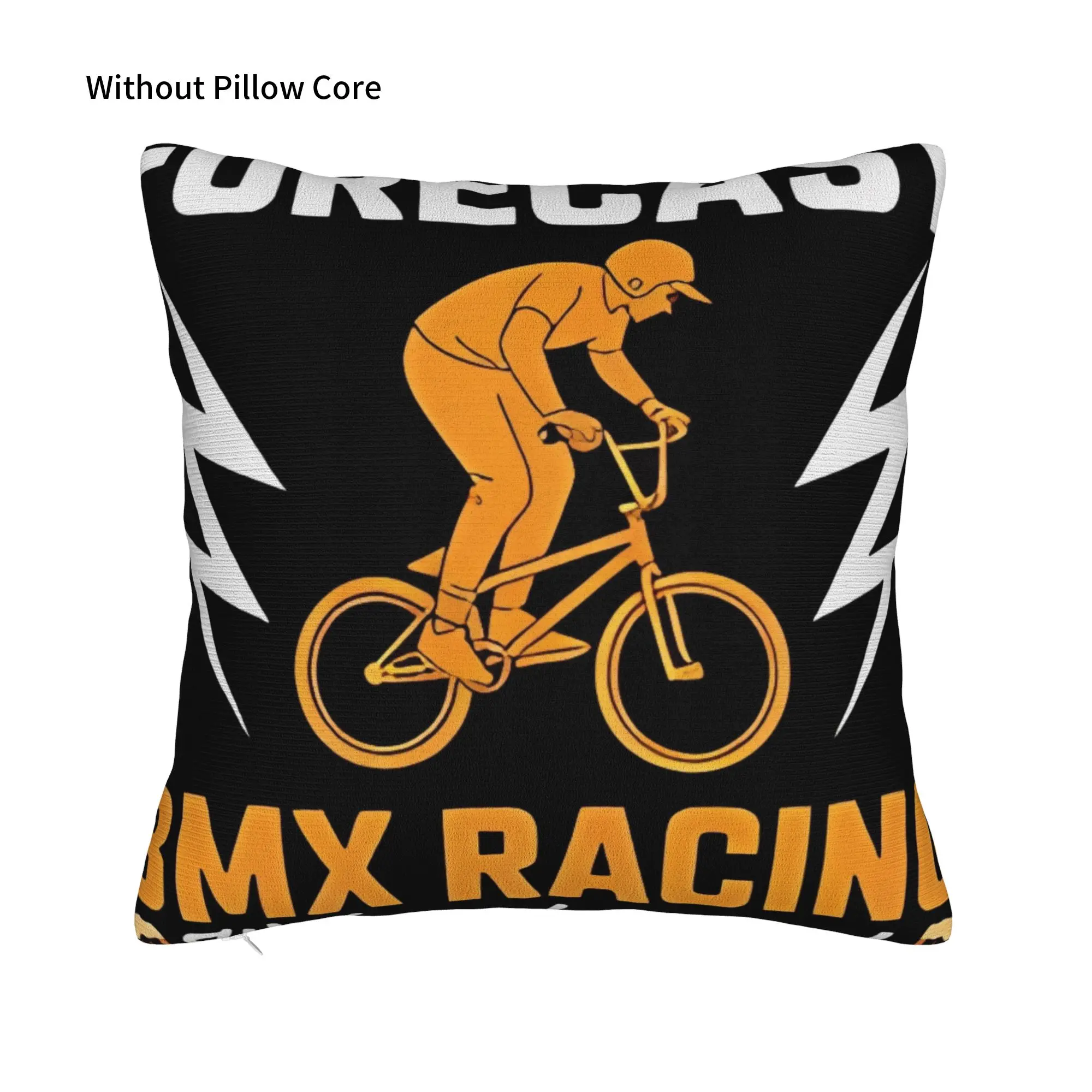 Weekend Forecast BMX Racing With A Chance Of Drinking BMX  Decorative Pillowcases for Cozy BMX Racing Pillow Cover Soft Durable