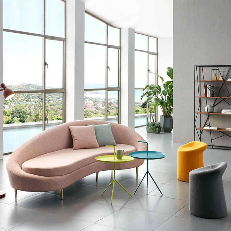& Modern Urban Style Office Reception Sofa  Luxury Office  for Hotel Lobby  Fabric Material  and Table for  Reception