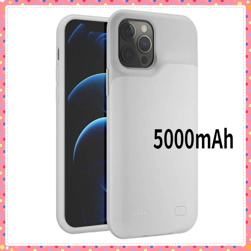 Battery Charger Cases for IPhone 11 12 13 14 Plus Pro Max External Battery Power Bank Charging Case Phone Accessories 5000mAh