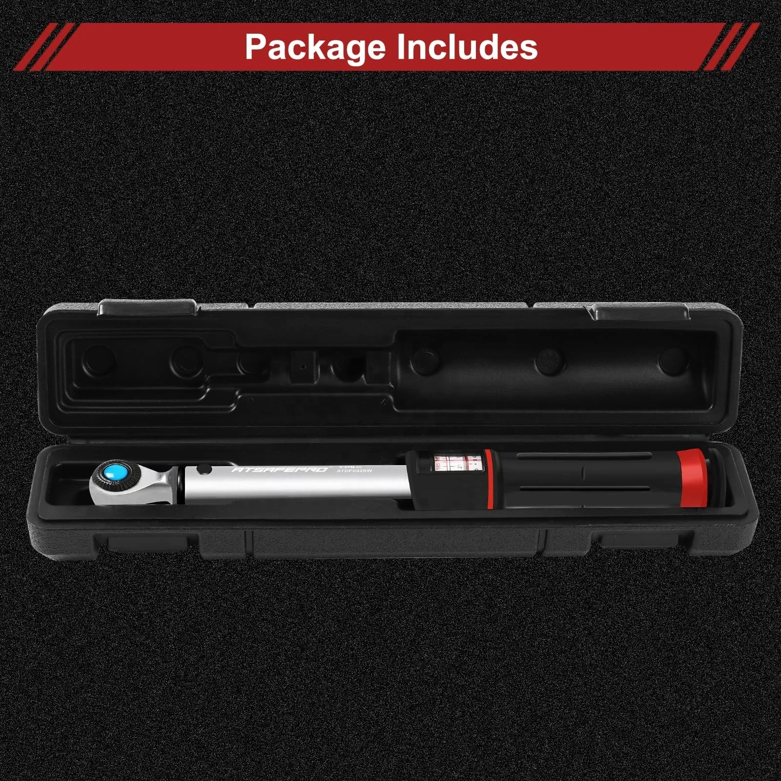 Nuevo Unidad de 1/4 pulgadas, llave dinamométrica estilo ventana de 3-27 Nm con doble dirección ajustable