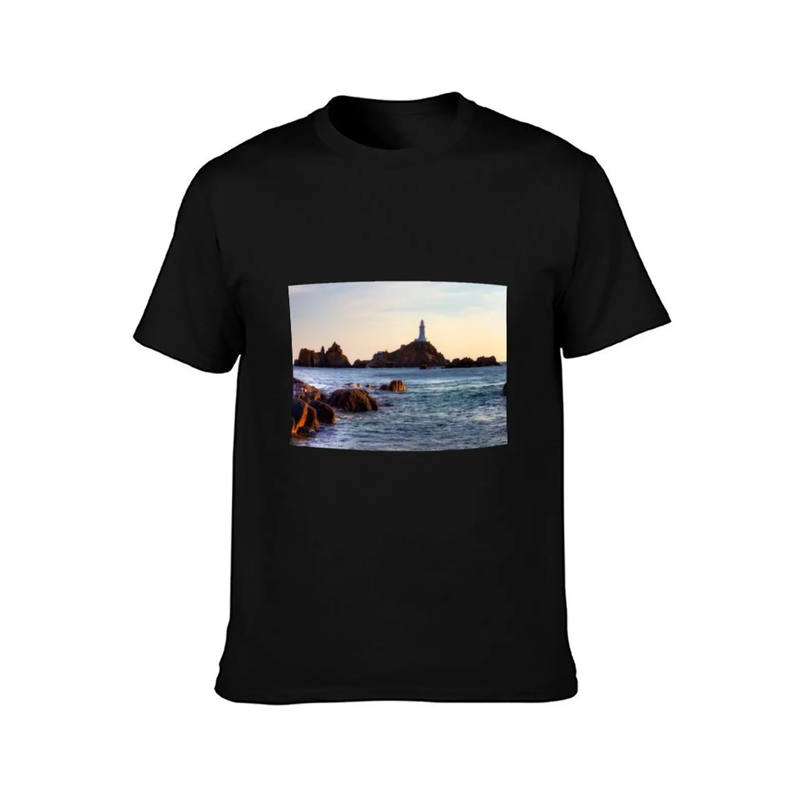 Channel Island Jersey T-Shirt Summer Print Short Sleeve Tee T-Shirt